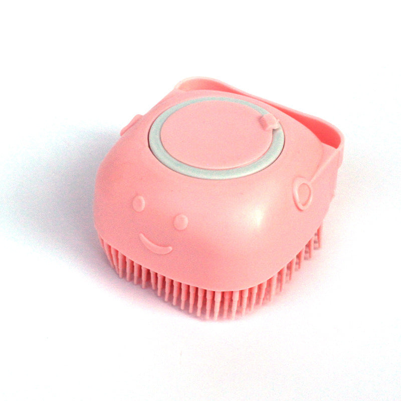Silicone Dog Bath Massage Gloves Brush Pet Cat Bathroom Cleaning Tool Comb Brush For Dog Can Pour Shampoo Dog Grooming Supplies - X2-Shopping