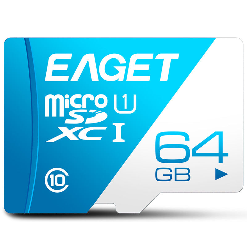 EAGET T1 Micro SD Card 64GB 32GB 16GB Memory Card 128GB TF Card Class10 UHS-I 80MB S Microsd Memory Card For Smartphone
