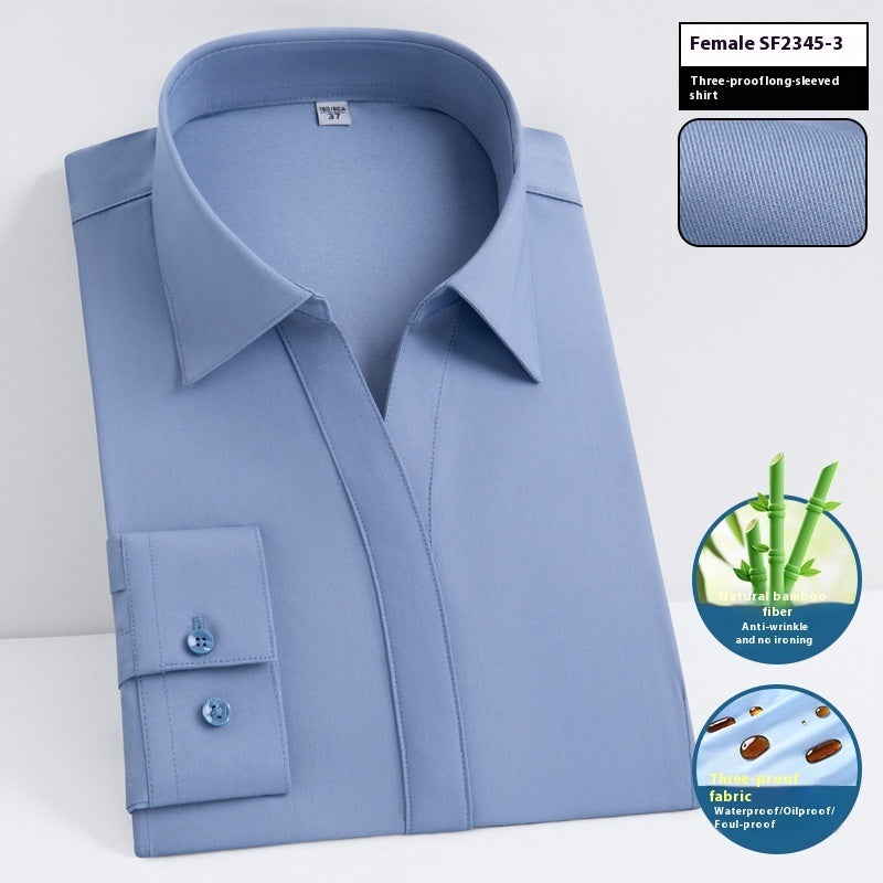 Men's Short Sleeves Are Waterproof, Oil Resistant And Stain Resistant