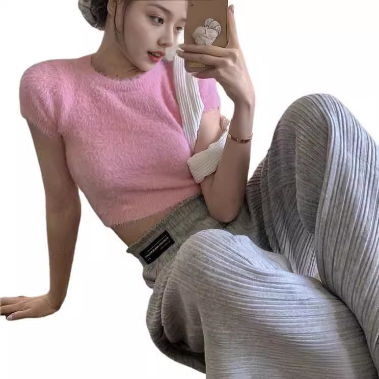 Short Sleeve Slim Fit Inner Wear Bottoming Shirt - X2-Shopping