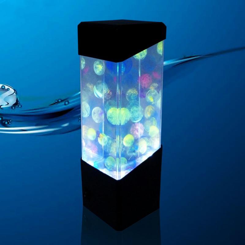 Colorful LED jellyfish night light - X2-Shopping