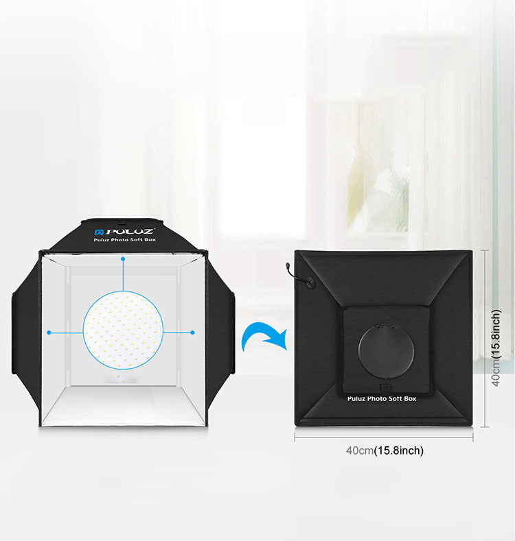 40cm Kleine Studio LED Folding Produkt Foto Licht Box Einfache Schießen Licht
