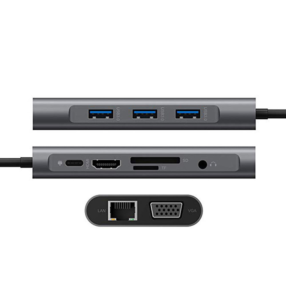 قاعدة توسيع USB Type C إلى HDMI عشرة في واحد