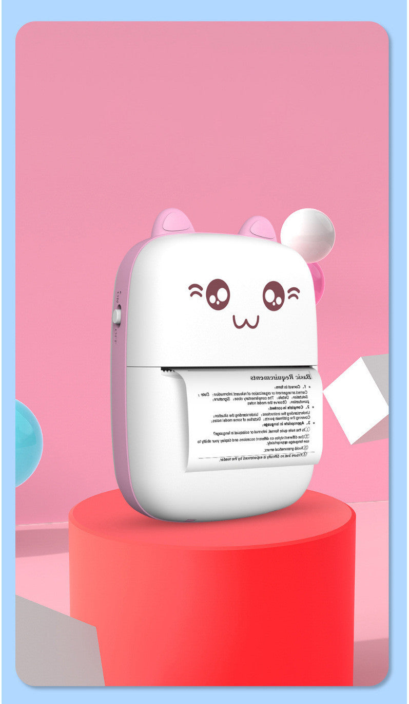 Mini-Drucker, tragbar, Mini, Bluetooth, WiFi, neuer falscher Drucker, Handy, Foto, Titel, Notiz, Hot Print, Tasche, Student, Fehler, Etikettendrucker