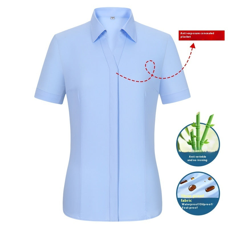 Men's Short Sleeves Are Waterproof, Oil Resistant And Stain Resistant