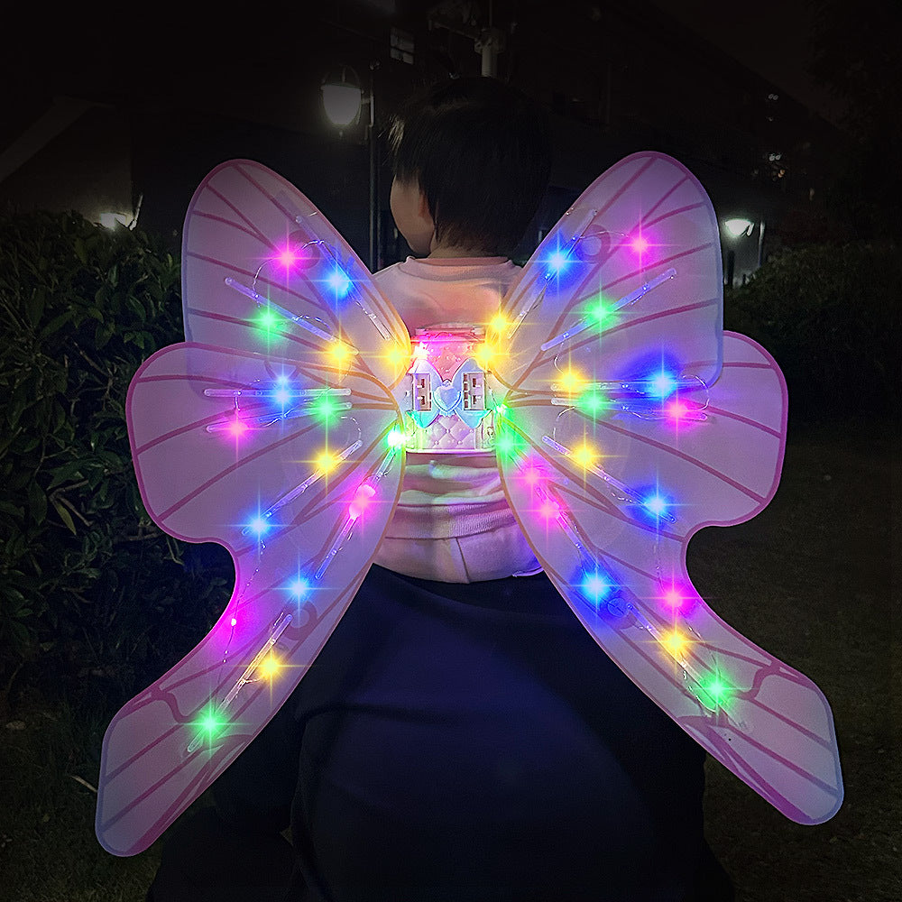 Kinder Elektrische Schmetterling Leuchtende Flügel Spielzeug Mädchen