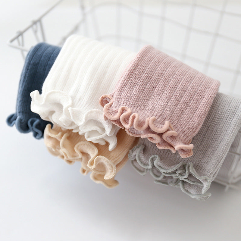 Children's Wooden Ear Over The Knee Mid-calf Length And Knee High Socks - X2-Shopping