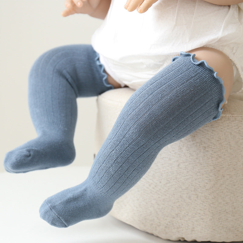 Children's Wooden Ear Over The Knee Mid-calf Length And Knee High Socks - X2-Shopping