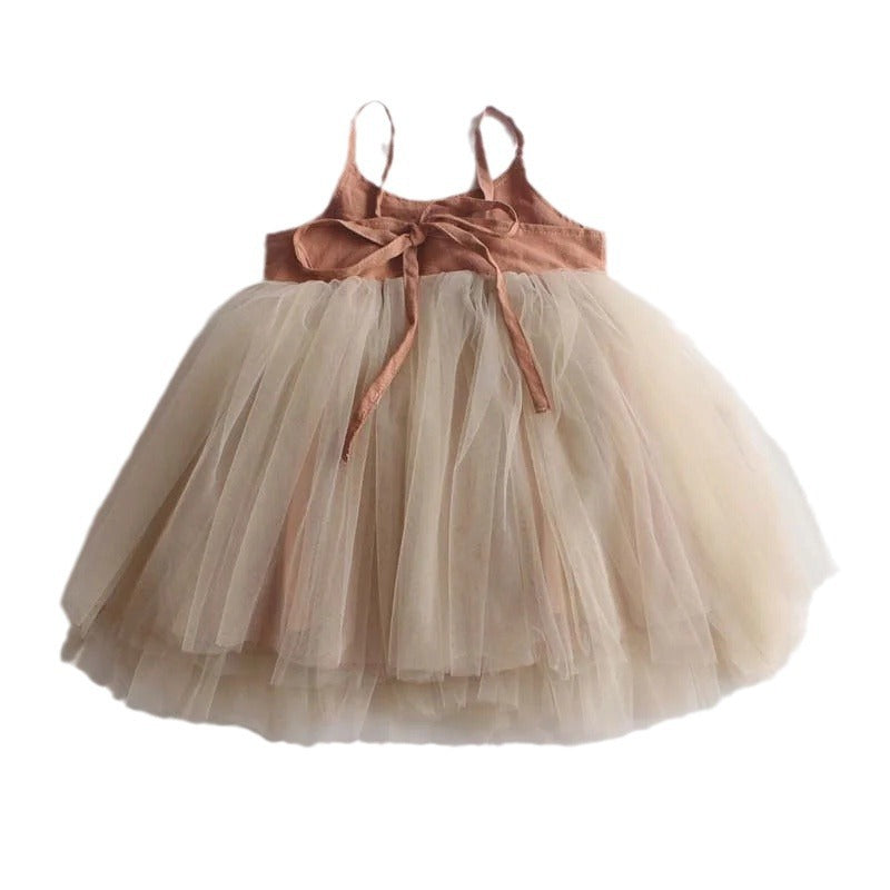 Süßes Prinzessinnenkleid zum Schnüren für Kinder