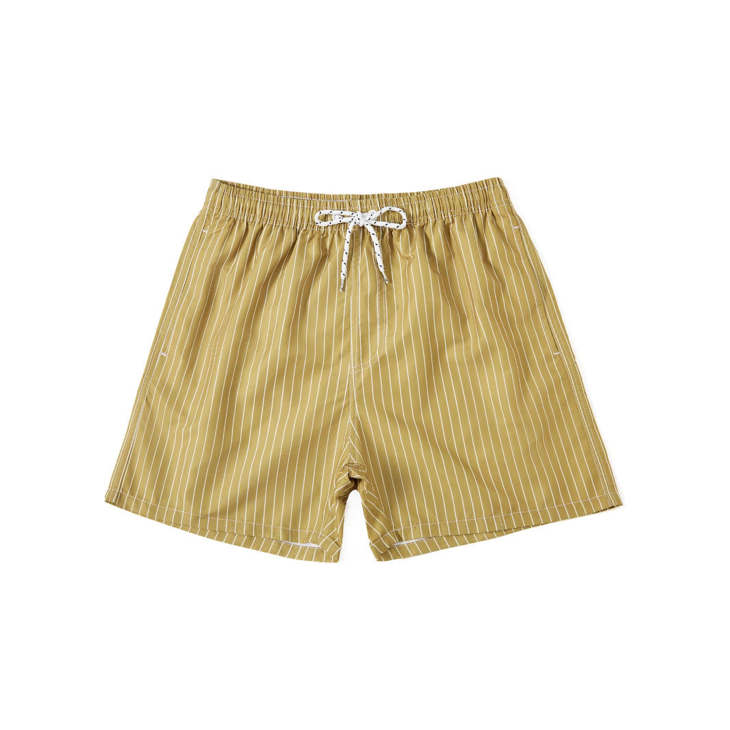 Polyester Fiber Striped Triangle Lining Shorts