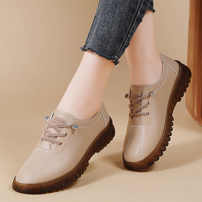 Neue Tendon Bottom All-Match Flachmund-Pumps mit weicher Sohle