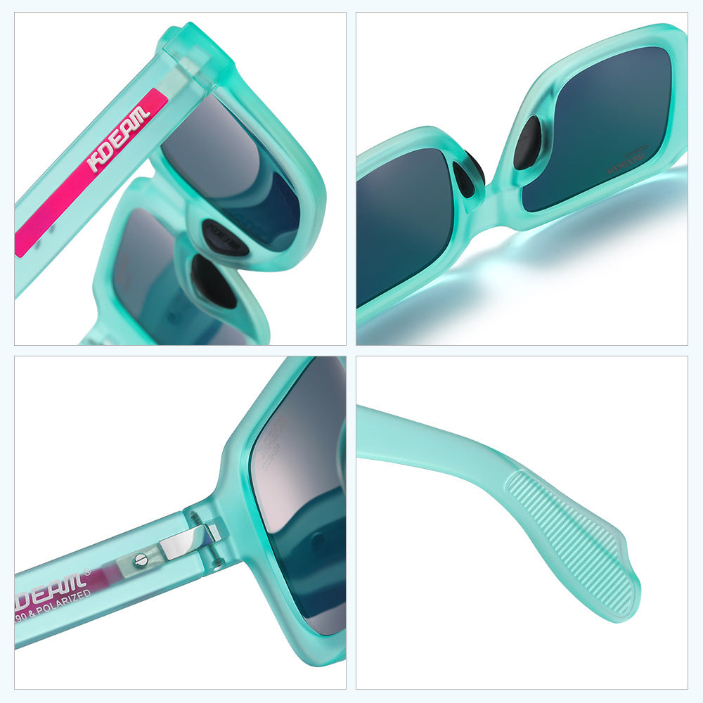 TR90 Colorful Polarized Sunglasses Square