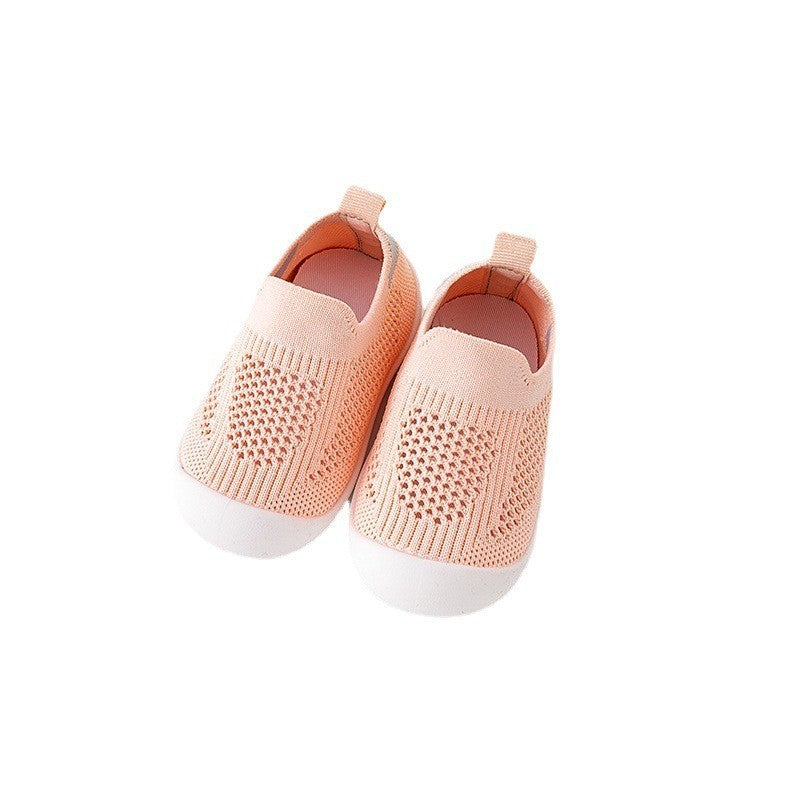 Baby- und Kleinkindschuhe, weiche Sohle, rutschfest, leicht, fliegend, gewebt
