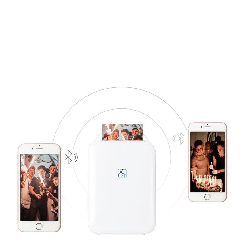 Farbfotodrucker, tragbarer kabelloser Vollfarb-Fotodrucker, USB-Bluetooth-Thermosublimationsdrucker