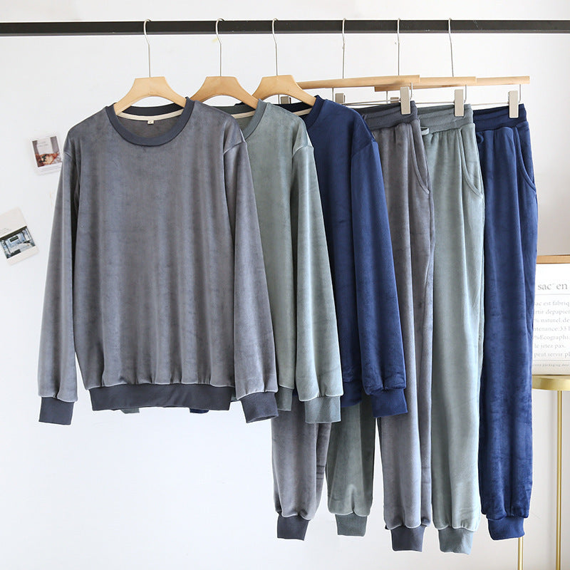 Paar-Pyjamas, Loungewear, kann draußen getragen werden