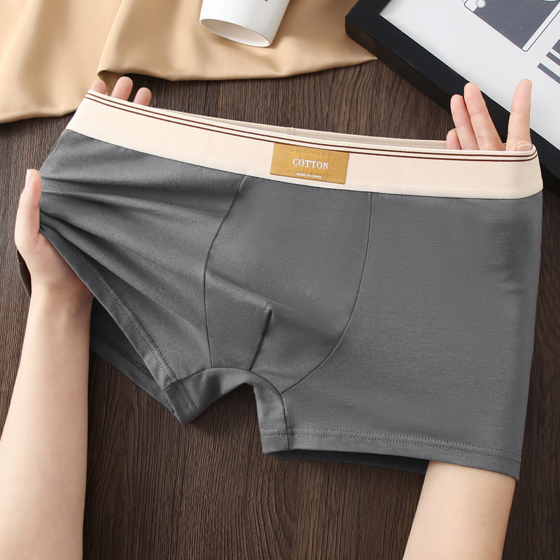 Antibakterielle Herren-Boxershorts aus Baumwolle, atmungsaktiv