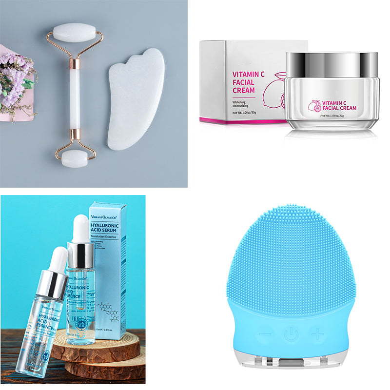 Hyaluronsäure-Gesichtsserum, Anti-Aging, Porenaufhellung, feuchtigkeitsspendende Gesichtscreme, Pflege trockener Haut