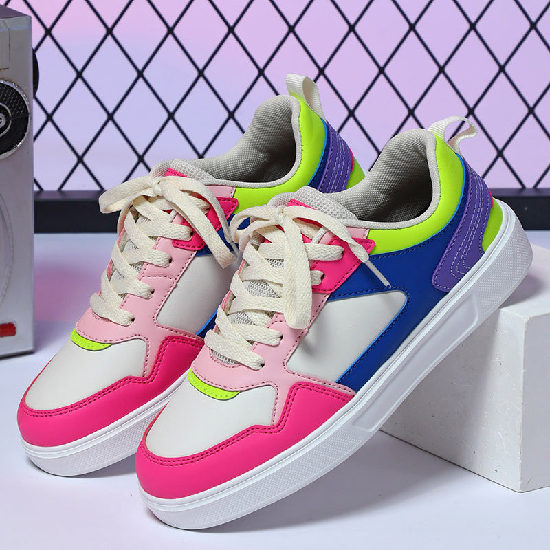 Plattform Skateboard Schuhe Paar Casual Flache Schuhe
