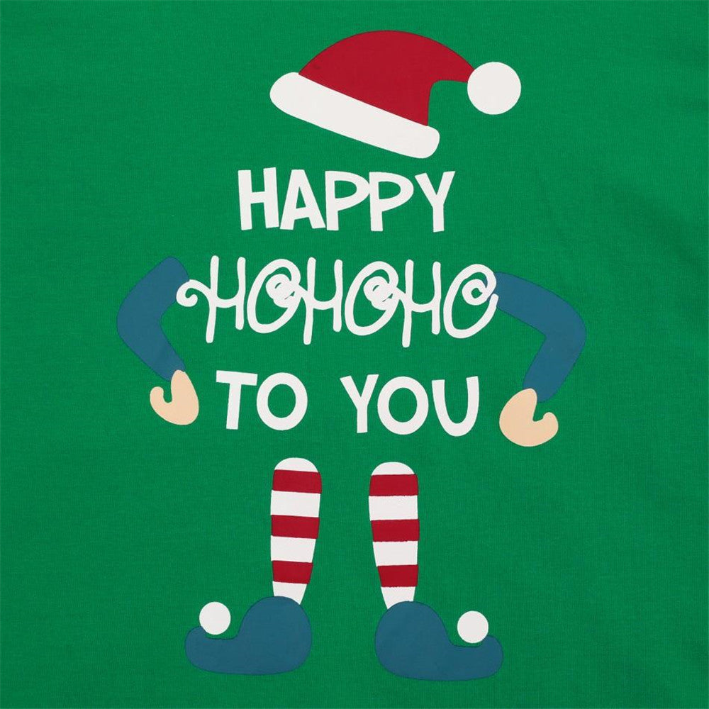 Homewear Pajamas Set Christmas Doll Print - X2-Shopping