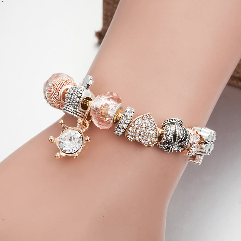 DIY Diamond Rudder Pendant Bracelet For Women
