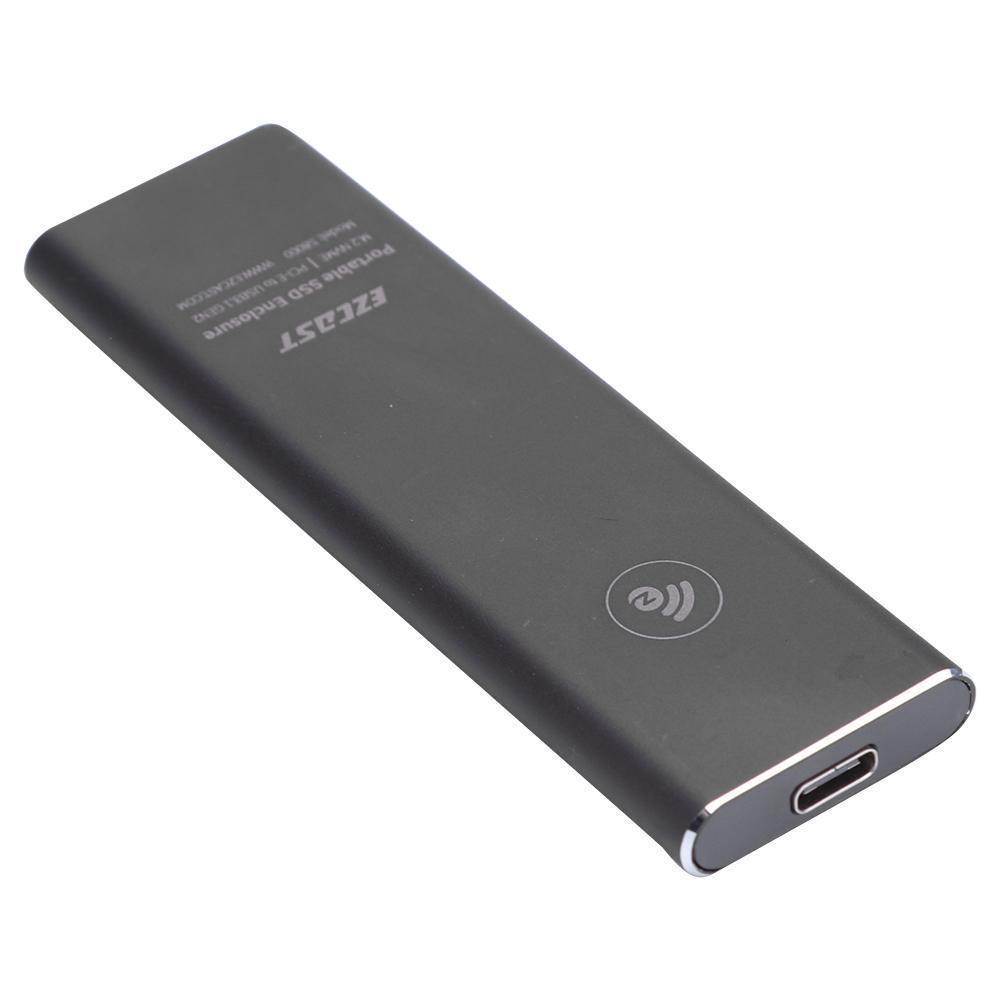 صندوق القرص الصلب المحمول M.2 NVME، سرعة PCIe إلى USB 3.1 GEN2، SSD ذو الحالة الصلبة