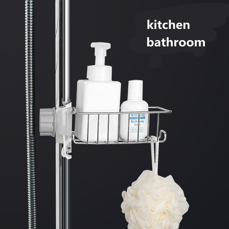 Einstellbare Waschbecken Abfluss Rack Schwamm Lagerung Wasserhahn Halter Seife Abtropffläche Regal Korb Organizer Küche Bad Zubehör
