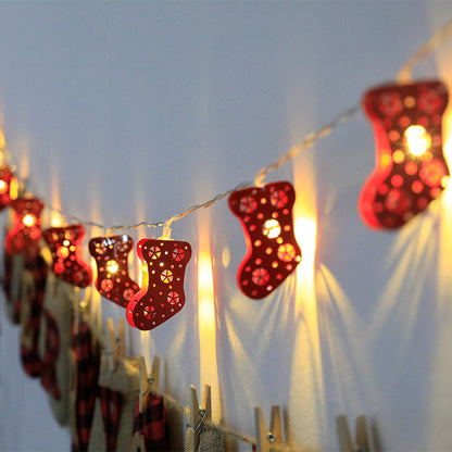 سلسلة أضواء LED لعيد الميلاد، سانتا كلوز، رجل الثلج، زينة عيد الميلاد، سلسلة أضواء، زينة عيد الميلاد، هدية رأس السنة الجديدة