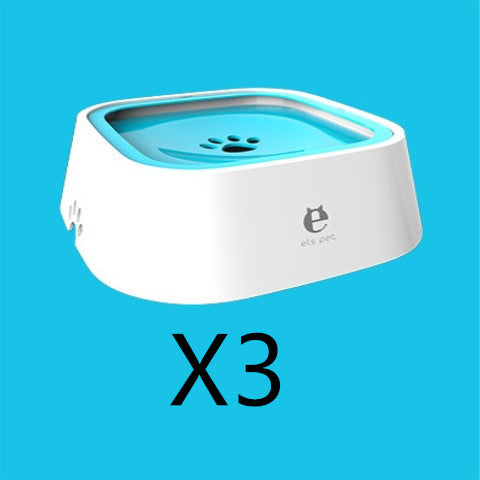 1.5L Cat Dog Water Bowl Carried Floating Bowl Anti-Overflow Slow Water Feeder Dispenser Pet Fountain ABS&PP Dog Supplies - X2-Shopping