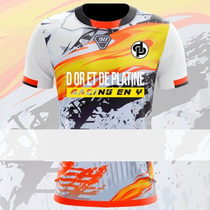 Men's Sports Mesh Breathable And Loose Short Sleeve T-shirt Printing