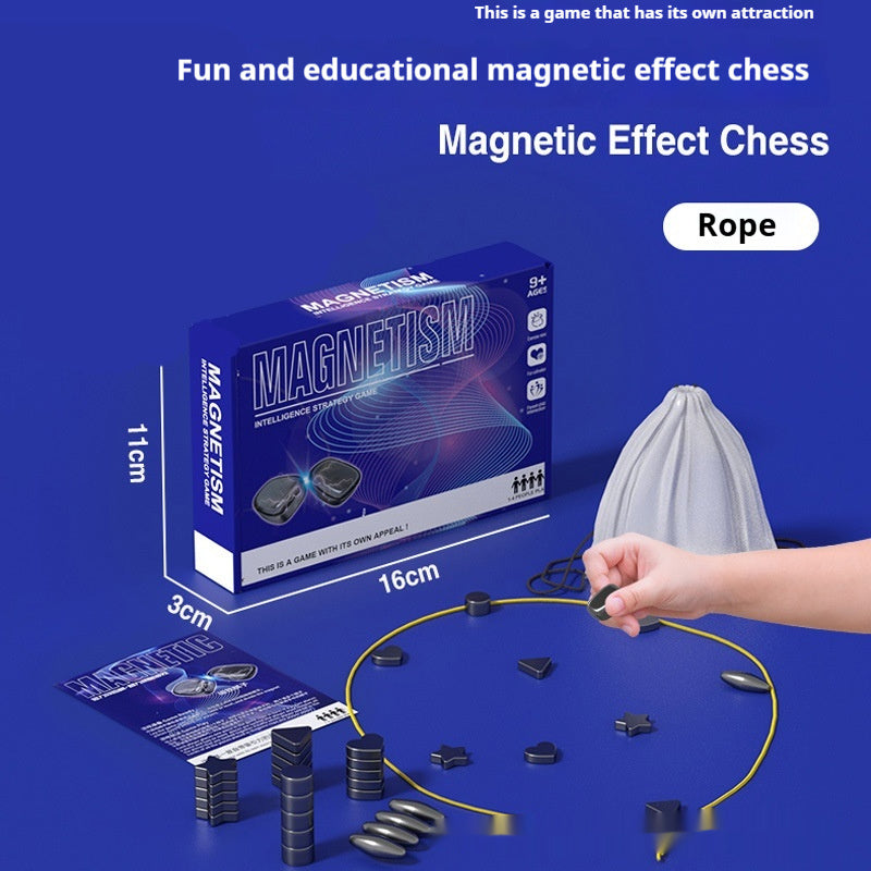 Magnetische Wirkung Doppel Brettspiel Logik Denken Training Spielzeug Freizeit Magnetische Saug Schlacht Schach