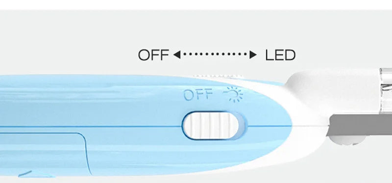 Pet Nail Clippers Dog Nail Clippers Cat Nail Clippers LED Electric Nail Grinder Pet Supplies LED Light Pet Nail Clippers - X2-Shopping