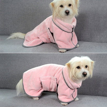 Quick-drying Pet Absorbent Towel Dog Bathrobe Pet Dog Bath Towel For Dogs Cats Microfiber Absorbent Pet Drying Towel Pet Supplies Pet Products - X2-Shopping
