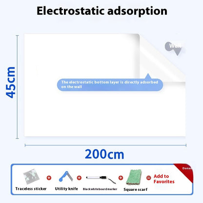 Kunststoff-Whiteboard-Wandaufkleber mit elektrostatischer Adsorption