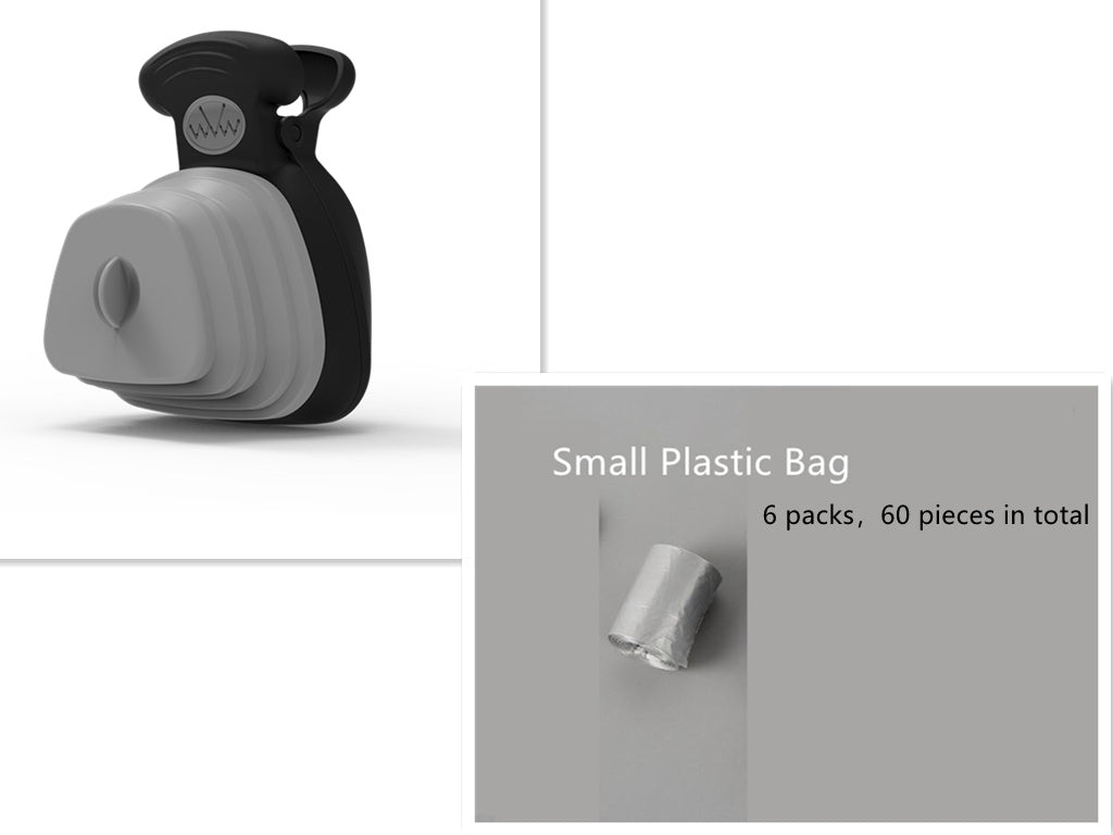 Pet Dog Poop Bag Dispenser Travel Foldable Poop Spoon - X2-Shopping