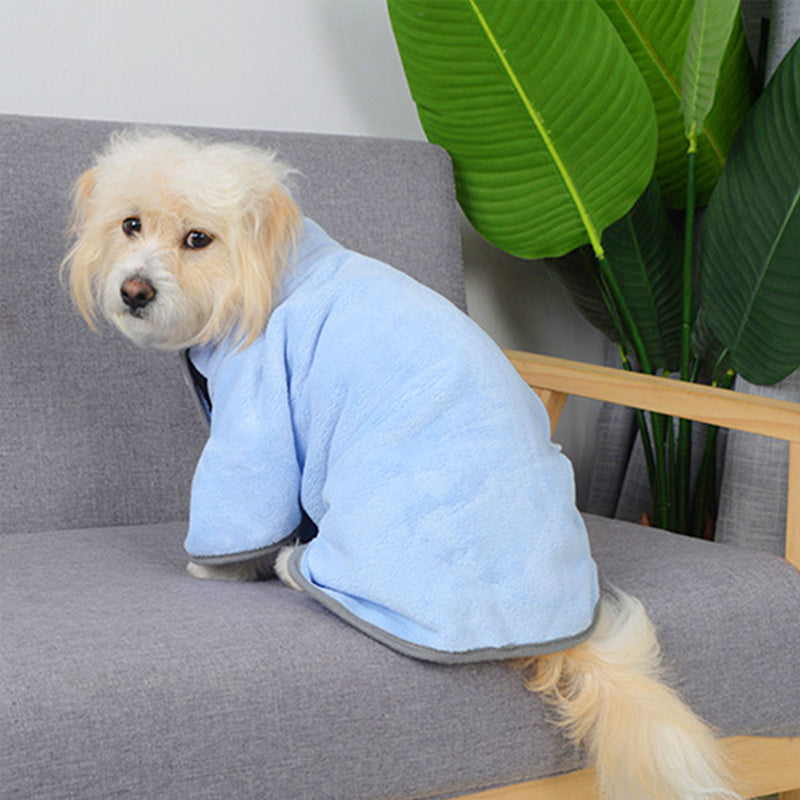 Quick-drying Pet Absorbent Towel Dog Bathrobe Pet Dog Bath Towel For Dogs Cats Microfiber Absorbent Pet Drying Towel Pet Supplies Pet Products - X2-Shopping