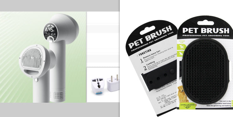 Smart Pet Hair Dryer Dog Golden Retriever Cat Grooming Hairdressing Blow & Comb Silent No Harm Pet Cleaning Supplies Pet Products - X2-Shopping