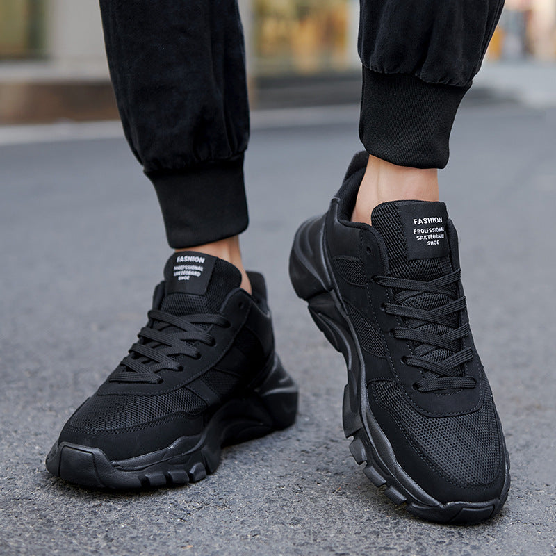 Mesh Black Sports Men's Casual Running Shoes