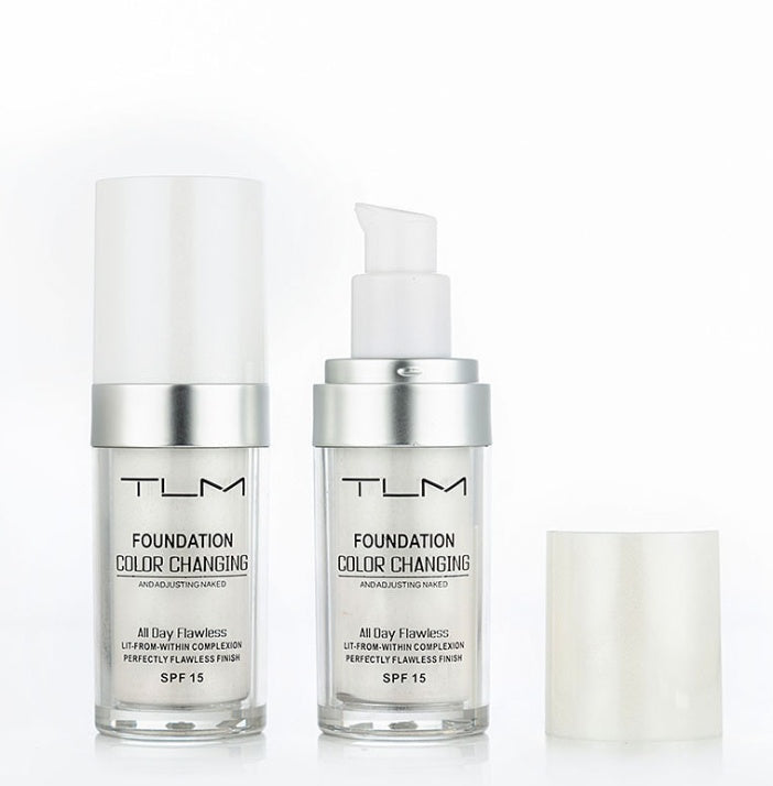 Temperatur Liquid Foundation Concealer Tragbare natürliche Farbe Make-up Foundation BB Concealer