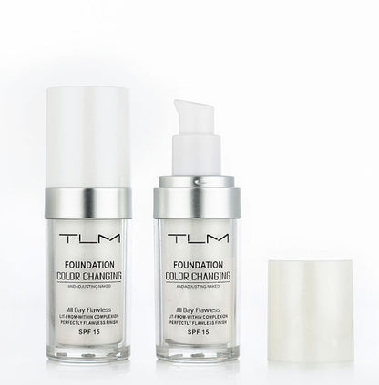 Temperatur Liquid Foundation Concealer Tragbare natürliche Farbe Make-up Foundation BB Concealer