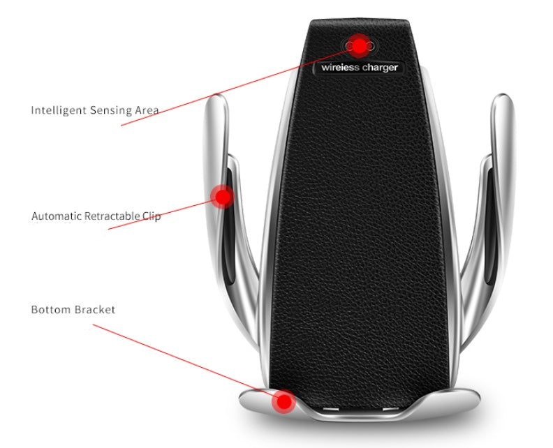 Auto Drahtlose Ladegerät 10W Induktion Auto Schnelle Drahtlose Aufladen Mit Auto Telefon Halter S5