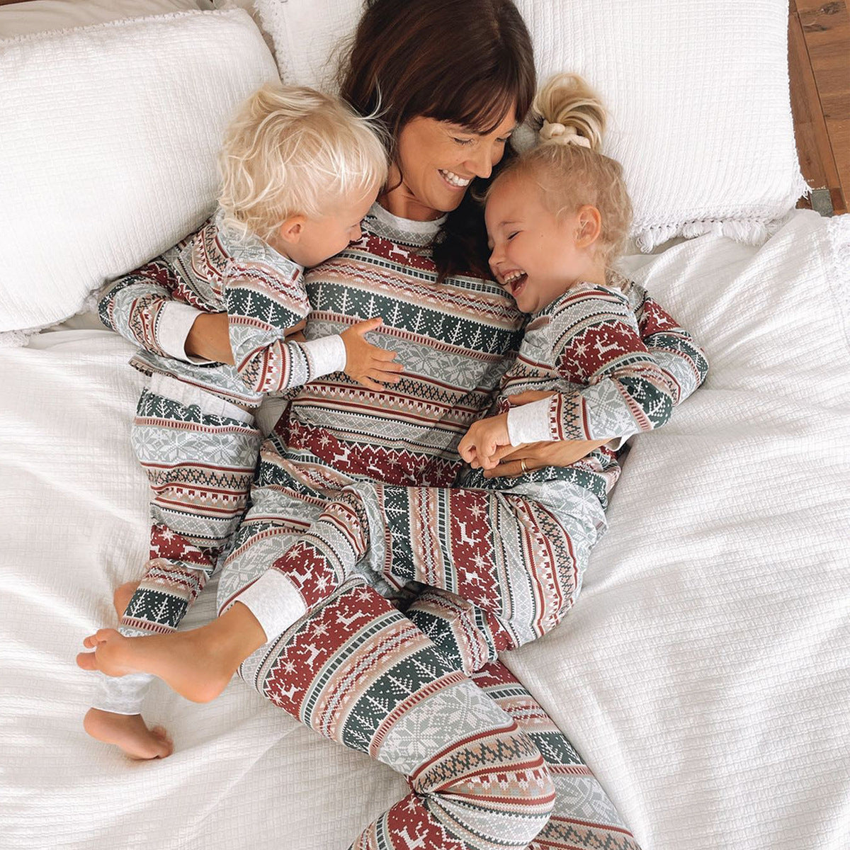 Christmas Fashion Home Wear Family Set - X2-Shopping