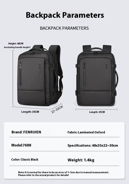 A Large Capacity Backpack For Men's Commuting Travel