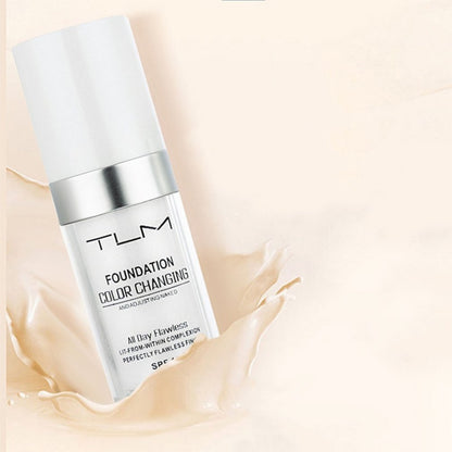 Temperatur Liquid Foundation Concealer Tragbare natürliche Farbe Make-up Foundation BB Concealer
