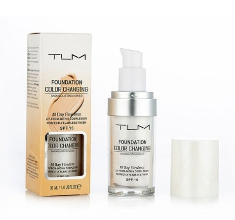 Temperatur Liquid Foundation Concealer Tragbare natürliche Farbe Make-up Foundation BB Concealer