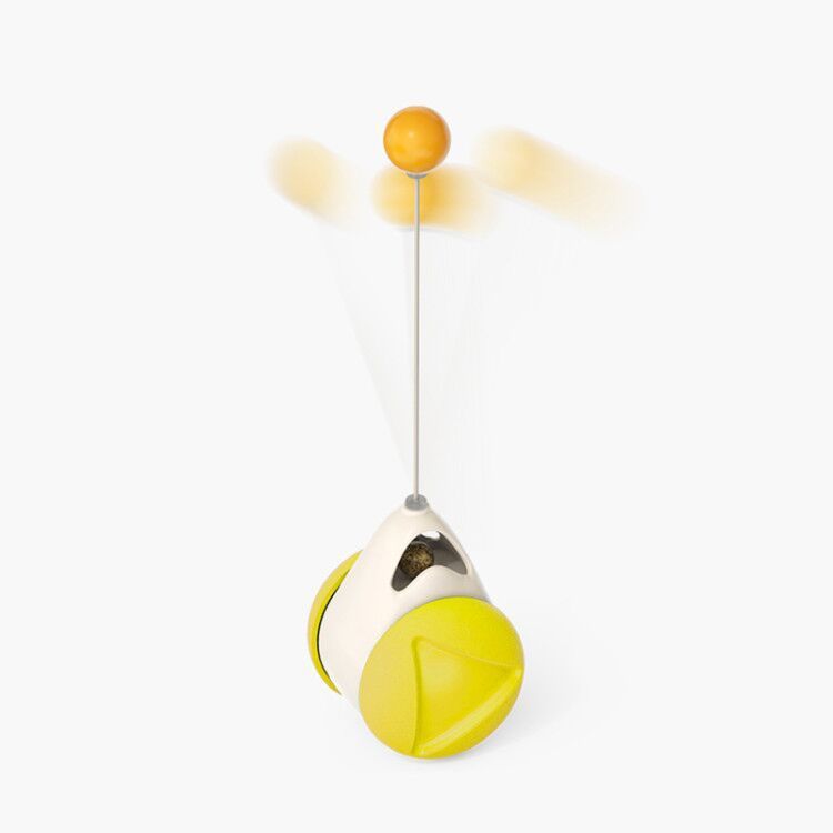 Cat Rotating Windmill Multi-Function Toys Itch Scratching Device Teeth Shining Toy - X2-Shopping