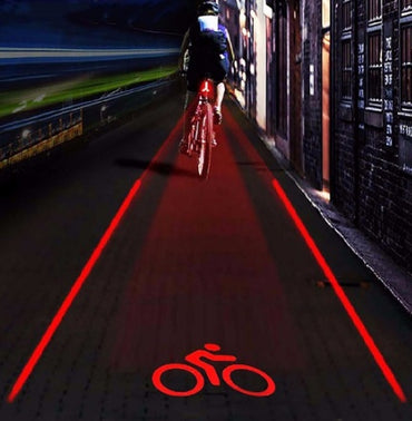 Fahrrad-Laser-Rücklicht