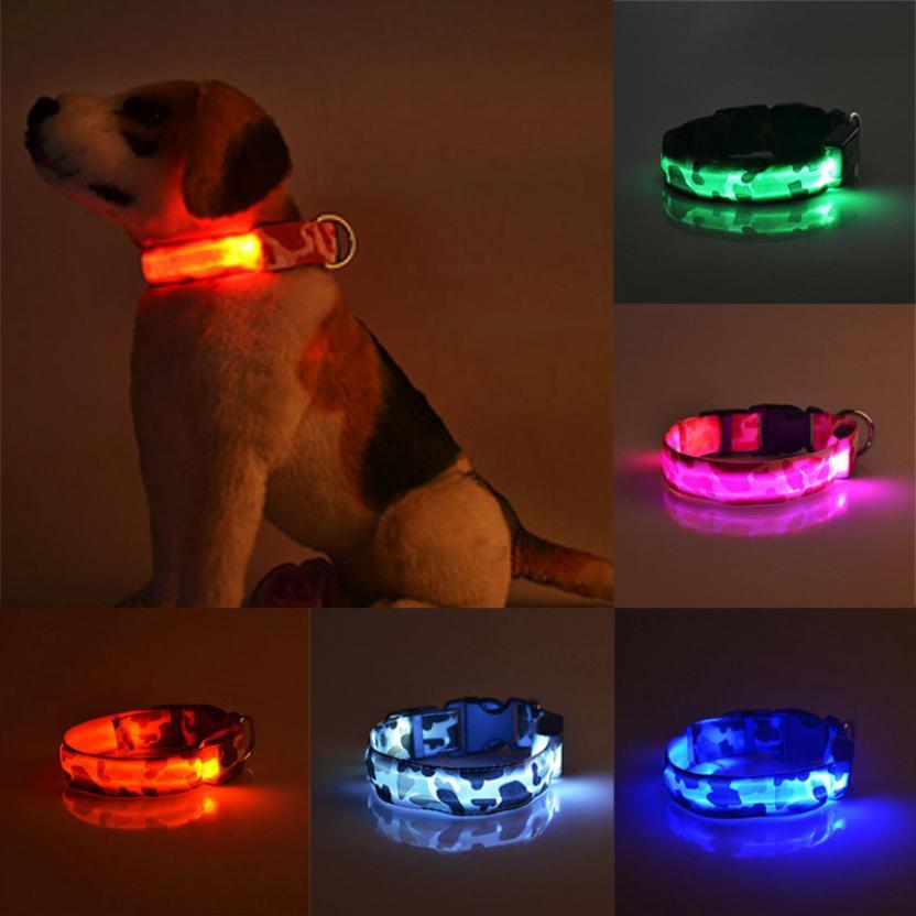 Camouflage pet supplies luminous dog collar - X2-Shopping