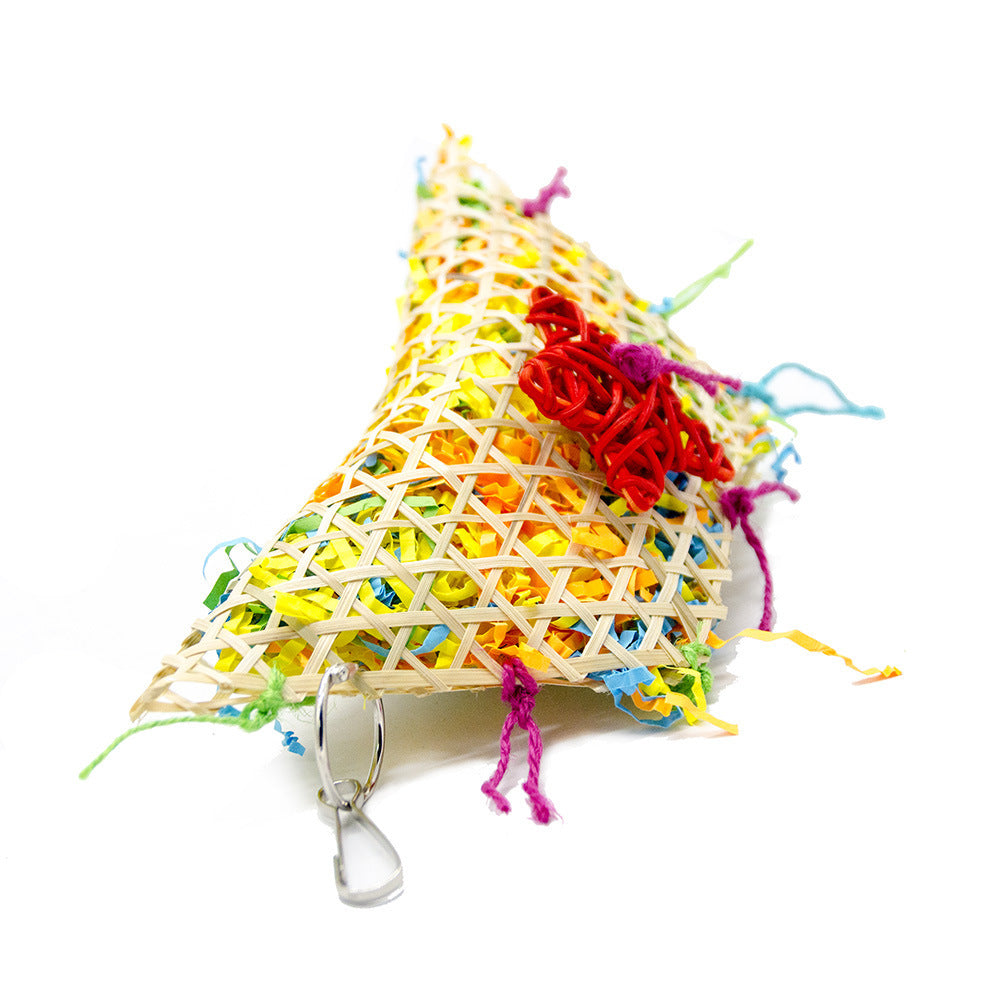 Bird brushed straw toy - X2-Shopping