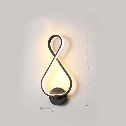 Led wand lampe nordic minimalistischen schlafzimmer nacht lampe
