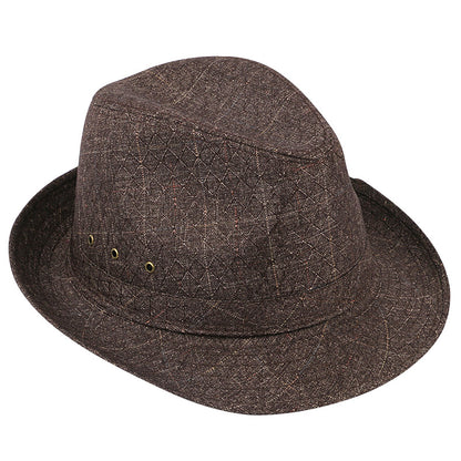 Middle-aged And Elderly Men Fedora Hat Thickened